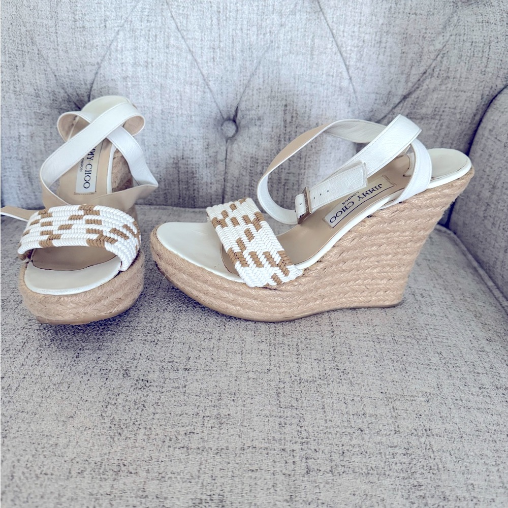 Jimmy Choo Bombay Espadrille Wedges